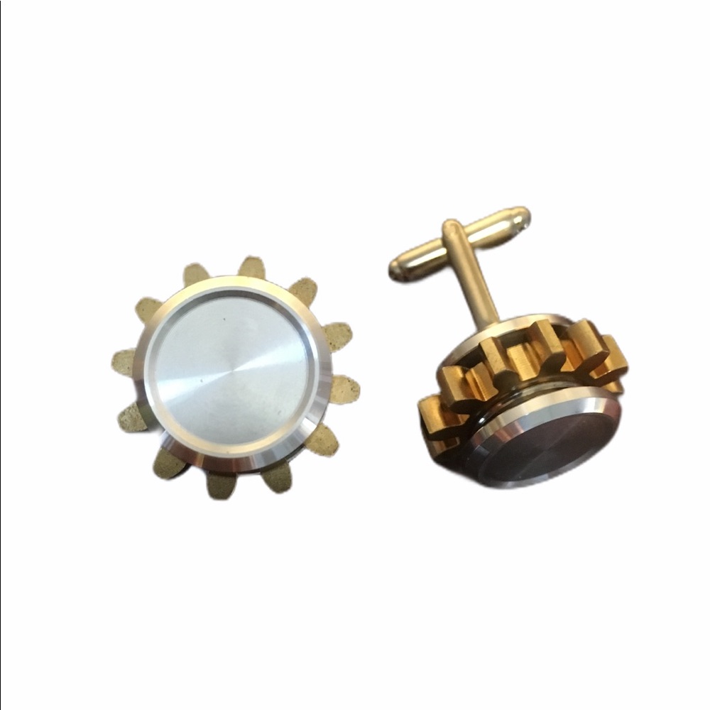 Fidget spinner cufflinks